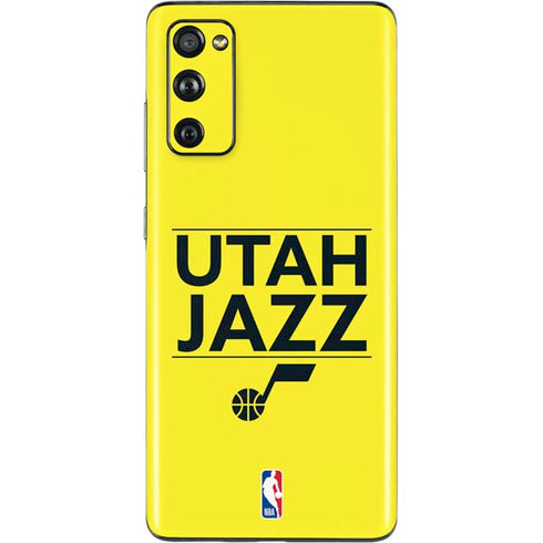 NBA Utah Jazz Standard - Yellow Galaxy S20 Fan Edition Skin